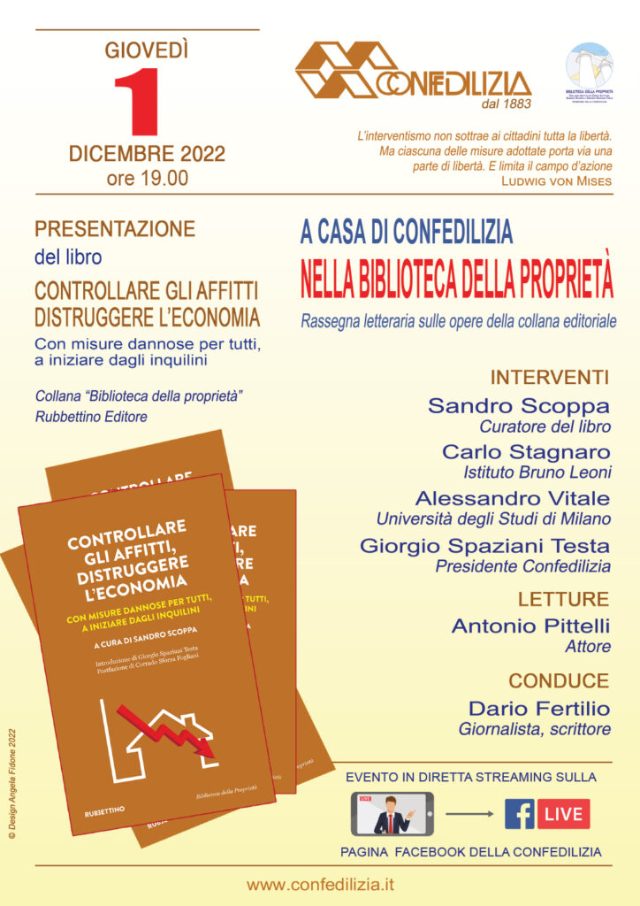 evento a casa di Confedilizia-Nella biblioteca della proprietà