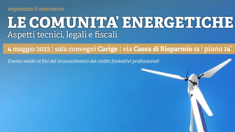 Seminario Comunità Energetiche Ape Confedilizia Genova Provincia