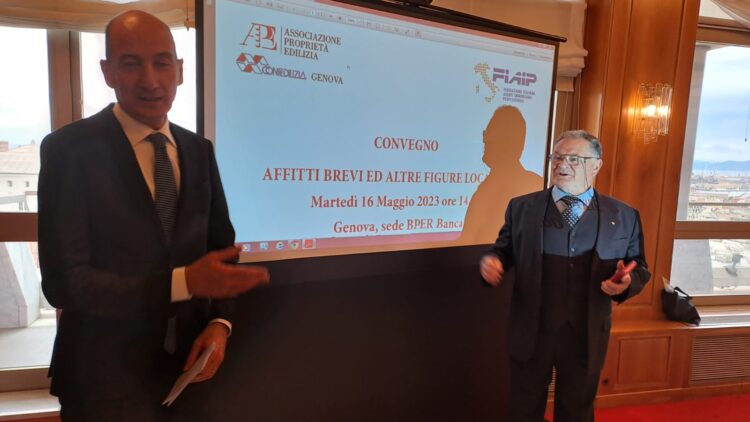 Comvegno tema affitti brevi APE Confedilizia Spaziani Testa Nasini intervento maggio 2023