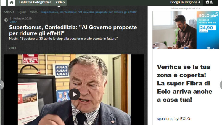 ansa superbonus ridurre gli effetti nasini video Confedilizia